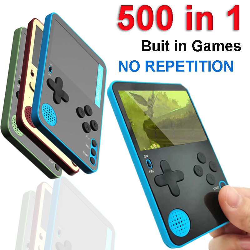 Gaming Console With Minecraft - Handheld Game Console 500 Classic Games