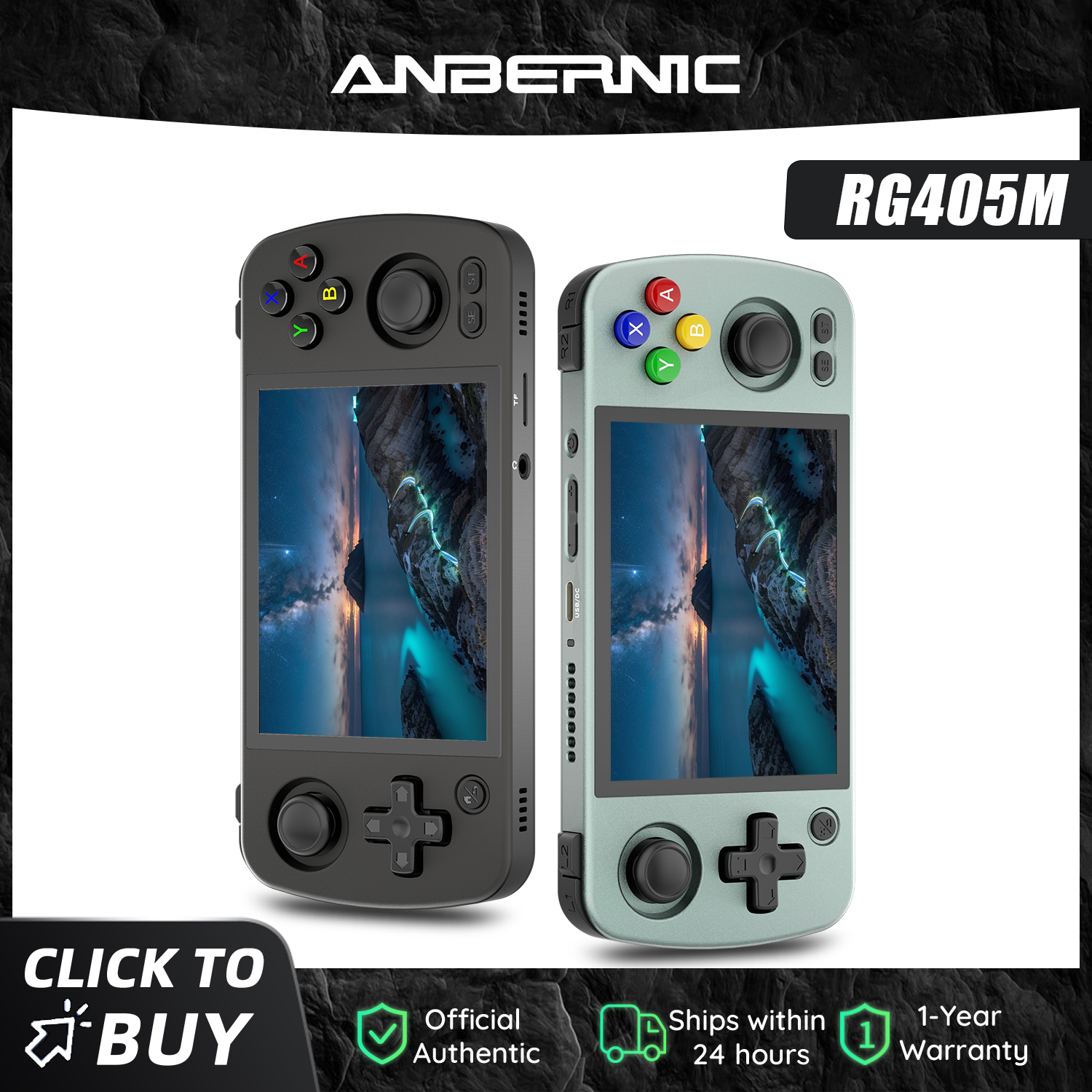 Gaming Console Old - Anbernic RG405M Metal Handheld Game Console