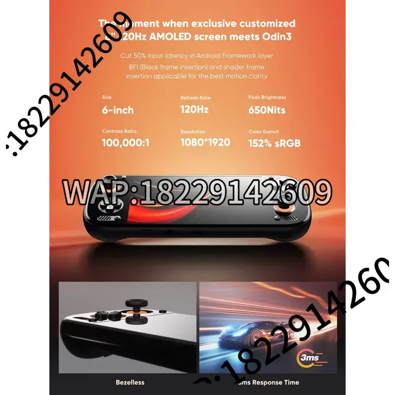 AYN Odin 3 Gaming Console Hand - Gaming Console Free recension och pris