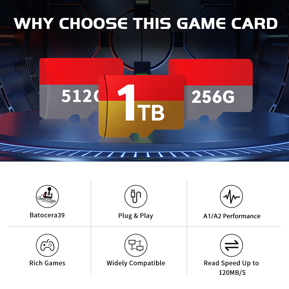 1TB Latest Batocera 39 OS TF G - Laptop Gaming Console recension och pris