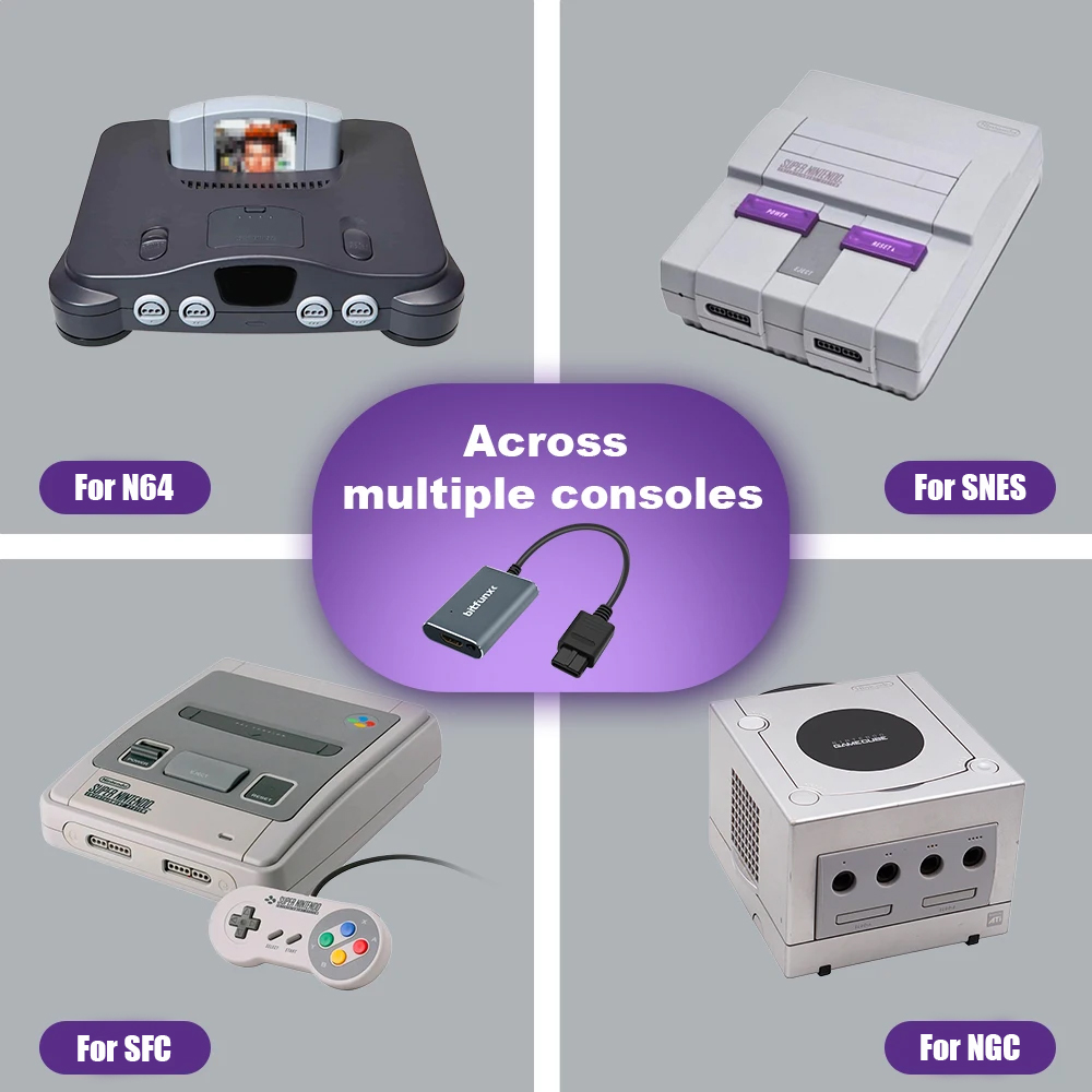 Bitfunx 720P Svideo / AV To HD - Gaming Console Mini recension och pris