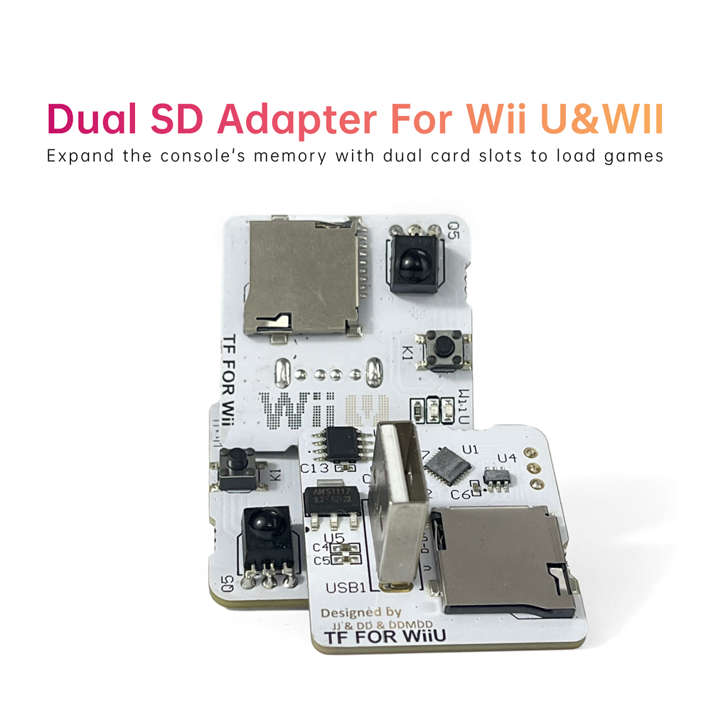 Two SD Card Slot Adapter Memor - Gaming Console Mini recension och pris