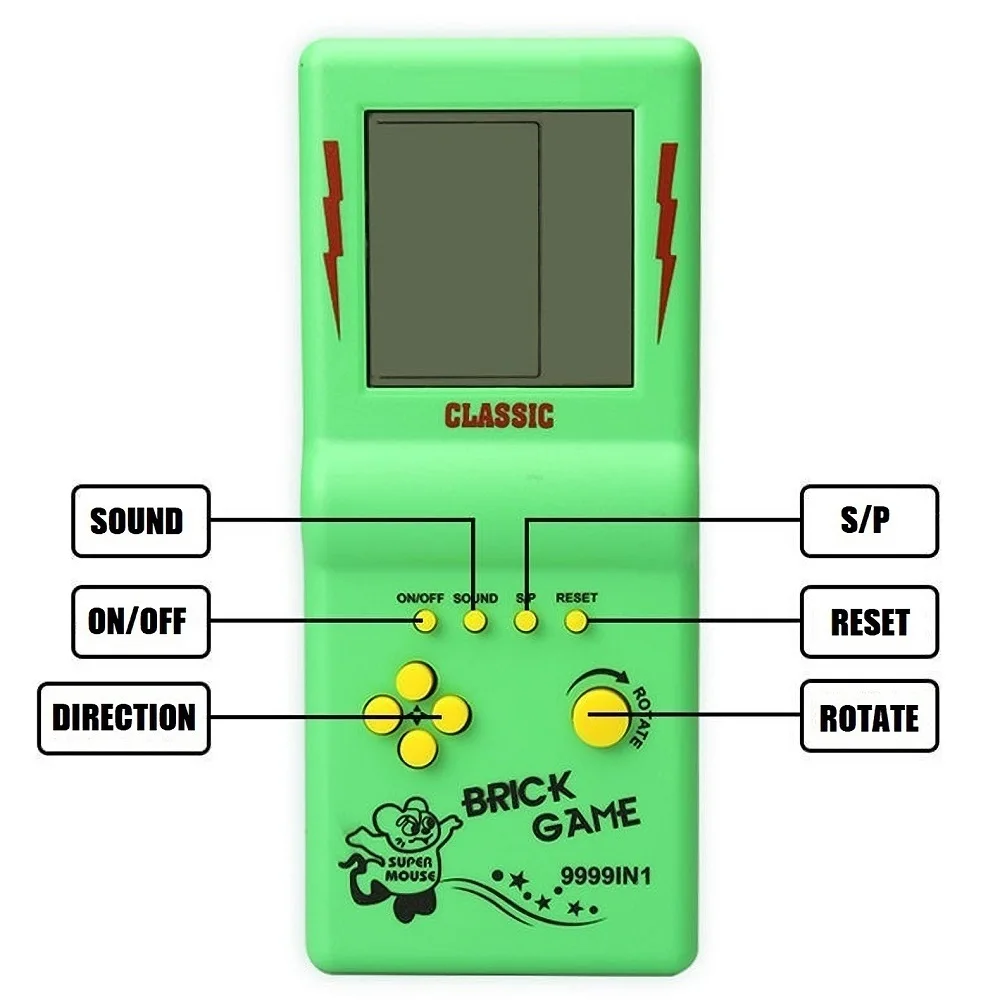 Mini Portable Game Console BRI - Gaming Console With Minecraft recension och pris