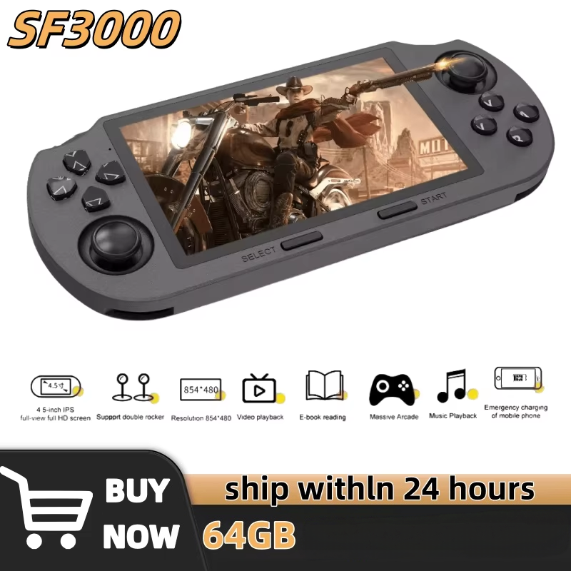 SF3000 Retro Handheld Video Ga - Gaming Console With Minecraft recension och pris