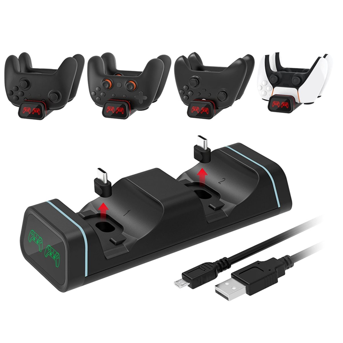 【MUST-HAVE LIST】 Dual Dock Cha - Controller Stand Holder recension och pris