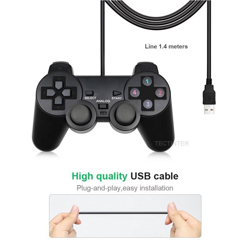 Wired USB PC Gaming Joystick G - Laptop Gaming Console recension och pris