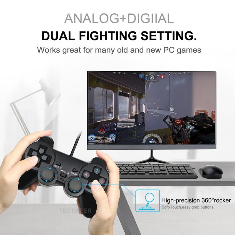 Wired USB PC Gaming Joystick G - Laptop Gaming Console recension och pris