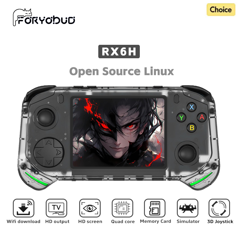 RX6H Retro Handheld Video Game - Gaming Console With Minecraft recension och pris