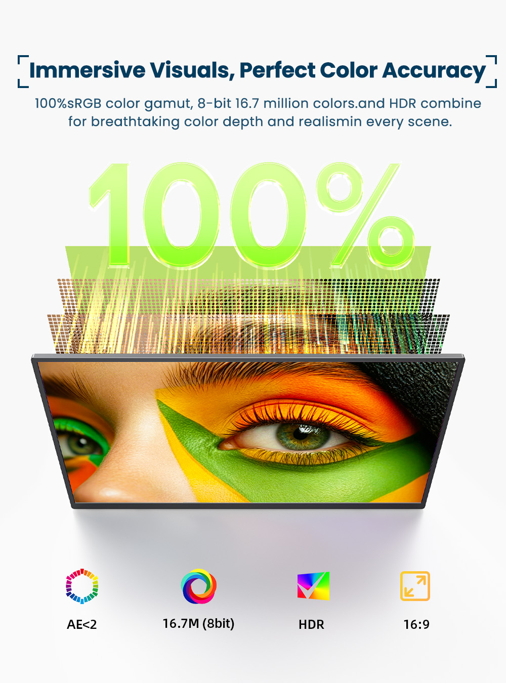 EVICIV 4K Portable Monitor 10- - Laptop Gaming Console recension och pris