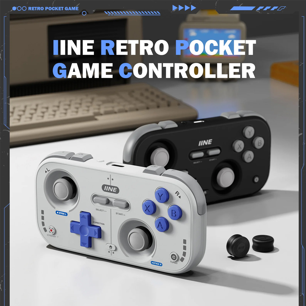 IINE Retro Pocket Gamepad Mini - Gaming Console Car recension och pris